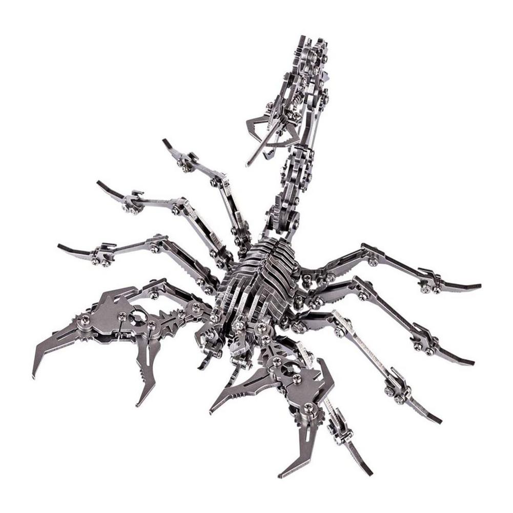 Deadly Metal Scorpion Puzzle Sculpture