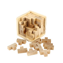 Load image into Gallery viewer, 3D Wooden Brain Teaser Puzzle